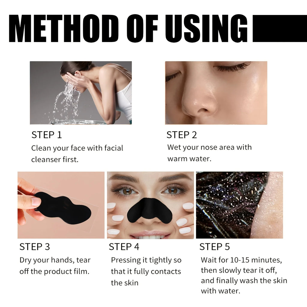 Deep Cleansing Nose Strips for Blackhead Removal & Pore Purifying — 10 / 20 / 50 / 100 Pack | Facial Care