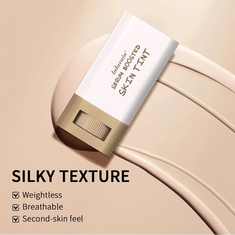 Skin Tint Foundation Stick — Moisturizing, Buildable Coverage Concealer & Smoothing Base | Lightweight Non-Sticky Formula