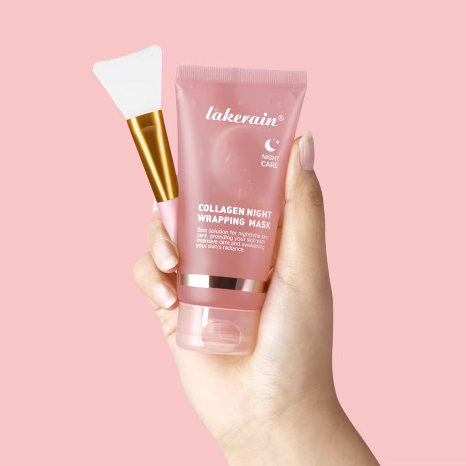 Collagen Overnight Peel-Off Face Mask — Hydrating & Brightening Korean Skincare for Fine Lines & Dryness