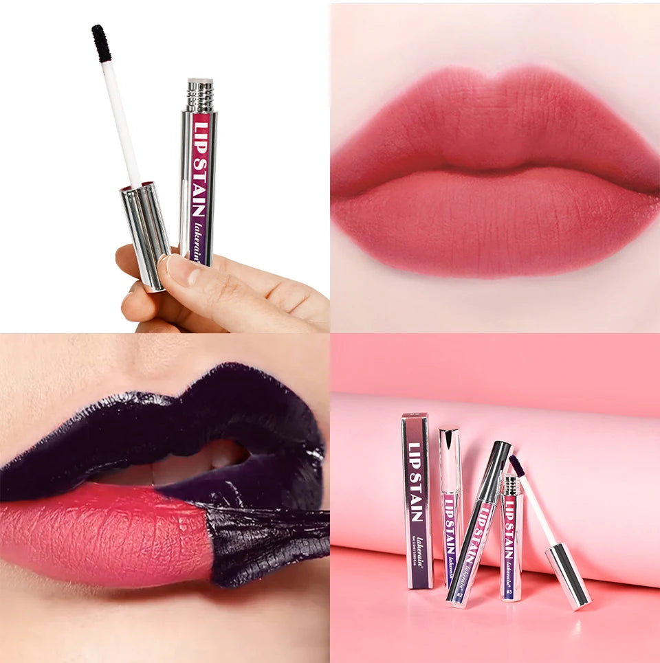 Peel-Off Lip Stain Tint — Long-Lasting, Waterproof & Transfer-Proof | Natural Pink Color | Non-Stick Cup
