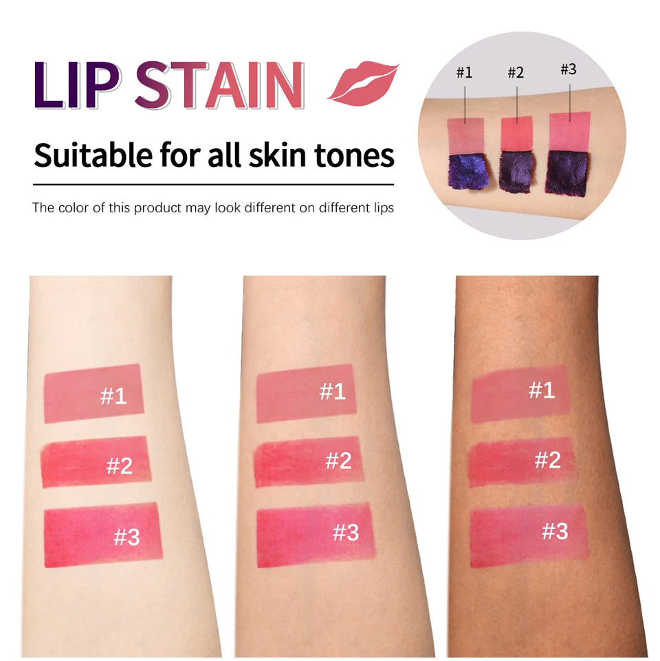 Peel-Off Lip Stain Tint — Long-Lasting, Waterproof & Transfer-Proof | Natural Pink Color | Non-Stick Cup