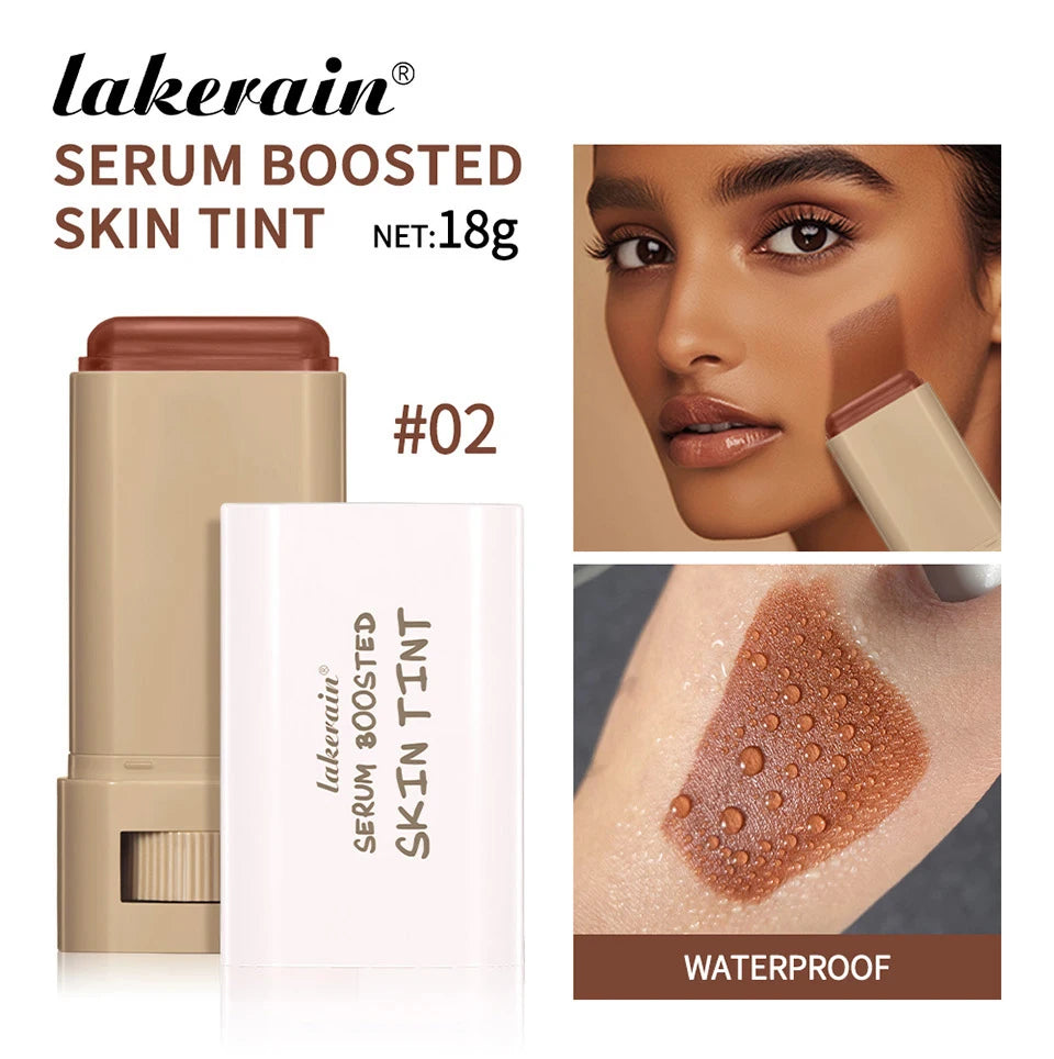 Skin Tint Foundation Stick — Moisturizing, Buildable Coverage Concealer & Smoothing Base | Lightweight Non-Sticky Formula
