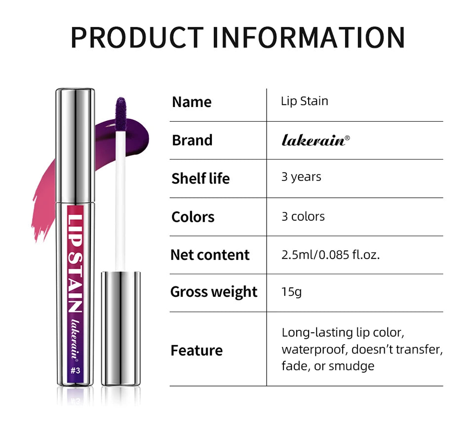 Peel-Off Lip Stain Tint — Long-Lasting, Waterproof & Transfer-Proof | Natural Pink Color | Non-Stick Cup
