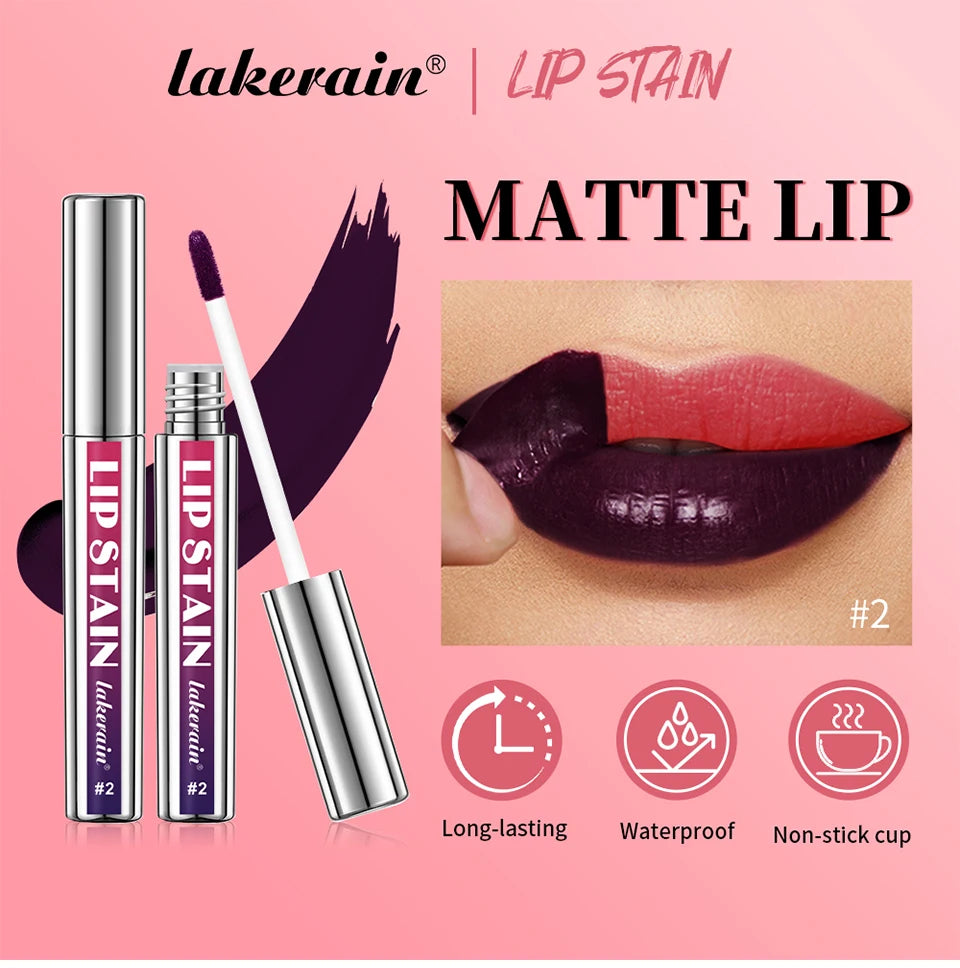 Peel-Off Lip Stain Tint — Long-Lasting, Waterproof & Transfer-Proof | Natural Pink Color | Non-Stick Cup