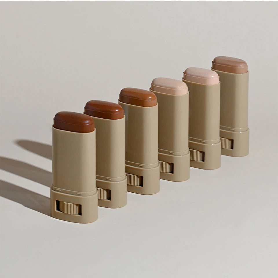 Skin Tint Foundation Stick — Moisturizing, Buildable Coverage Concealer & Smoothing Base | Lightweight Non-Sticky Formula