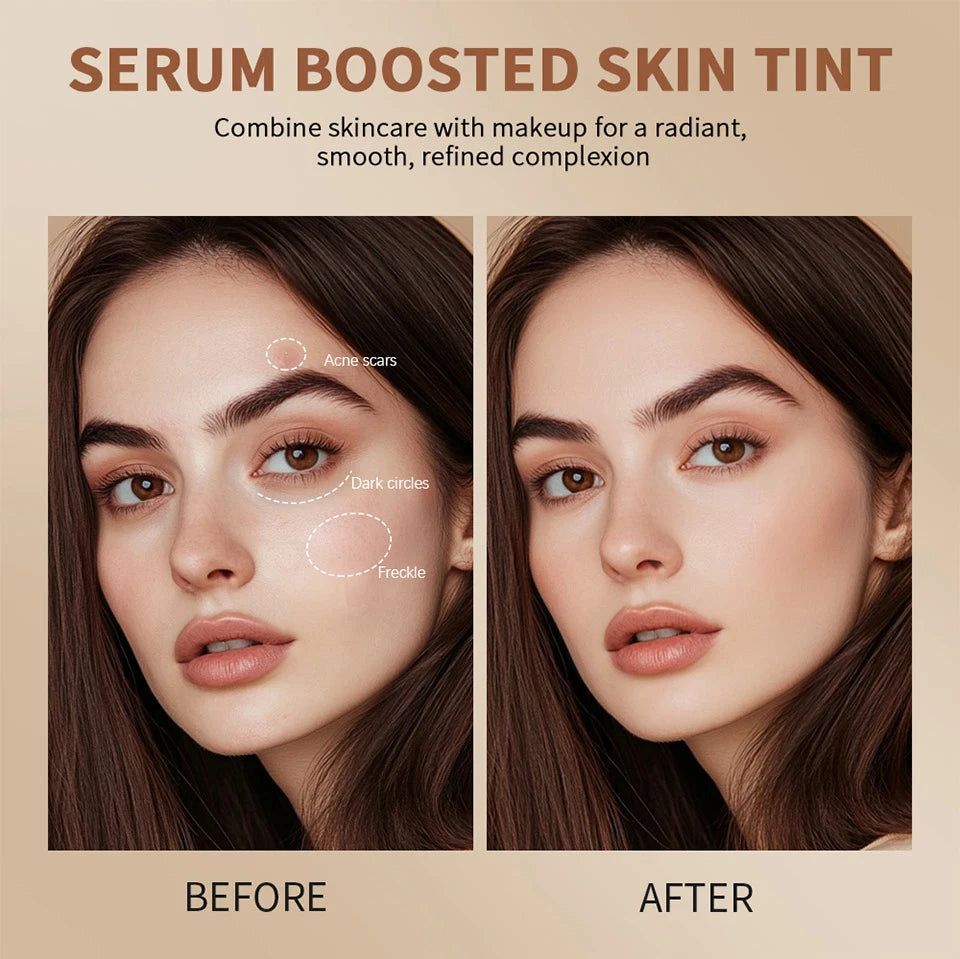 Skin Tint Foundation Stick — Moisturizing, Buildable Coverage Concealer & Smoothing Base | Lightweight Non-Sticky Formula