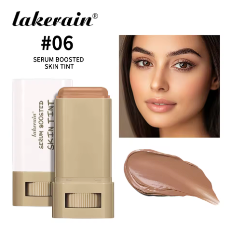 Skin Tint Foundation Stick — Moisturizing, Buildable Coverage Concealer & Smoothing Base | Lightweight Non-Sticky Formula