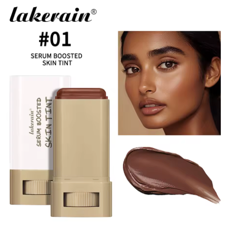 Skin Tint Foundation Stick — Moisturizing, Buildable Coverage Concealer & Smoothing Base | Lightweight Non-Sticky Formula