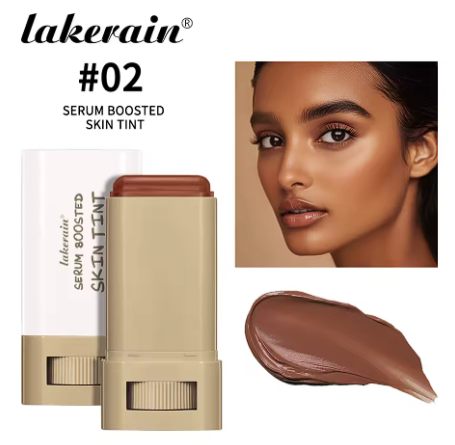 Skin Tint Foundation Stick — Moisturizing, Buildable Coverage Concealer & Smoothing Base | Lightweight Non-Sticky Formula
