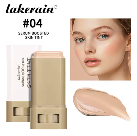 Skin Tint Foundation Stick — Moisturizing, Buildable Coverage Concealer & Smoothing Base | Lightweight Non-Sticky Formula