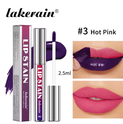 Peel-Off Lip Stain Tint — Long-Lasting, Waterproof & Transfer-Proof | Natural Pink Color | Non-Stick Cup