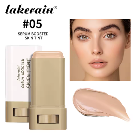 Skin Tint Foundation Stick — Moisturizing, Buildable Coverage Concealer & Smoothing Base | Lightweight Non-Sticky Formula